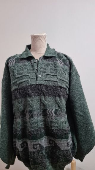 maglione polo vintage tg L
