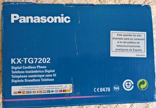 2 TELÉFONOS INALÁMBRICO DIGITAL PANASONIC KX-7202