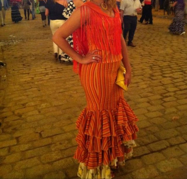Traje de flamenca