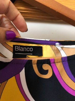 Blusón de mangas desiguales ideal T. L/M