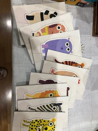 Juego encajar/puzzle 1-3 años Headu