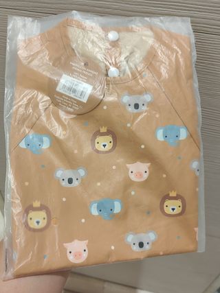 Babero con mangas animales Tutete