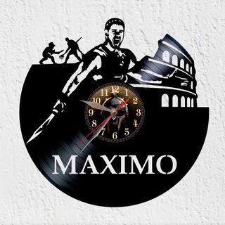Reloj de Disco de Vinilo El Gladiador Pelicula