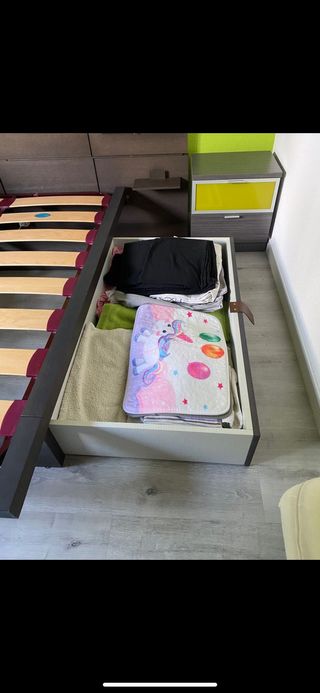 Estructura cama con cajones