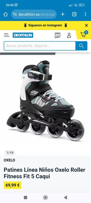 Patines fila niñ@s 35-38