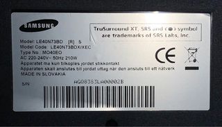 Televisor Samsung 40 pulgadas