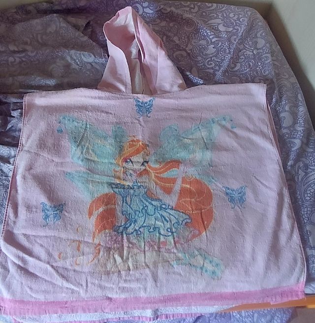 Poncho accappatoio bimba