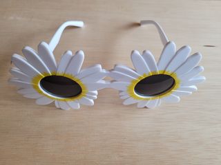 Gafas flor margarita de fiesta, disfraz o carnaval