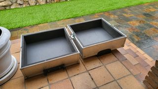 Maleta de seguridad de aluminio.