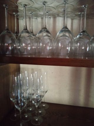 Servizio bicchieri cristallo completo