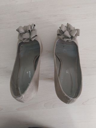 Zapatos tacón peeptoes Mary Paz T.37