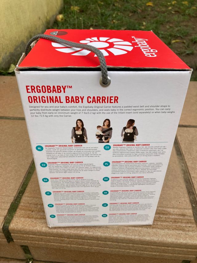 mochila ergobaby original rojo