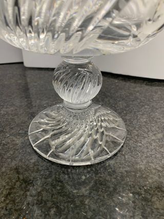 Frutero de cristal impecable