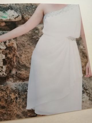 Vestido novia corto Pronovias 