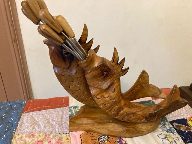 Peces de  madera  12 palillos