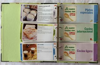 Libro Recetas Recetario Cocina Garbo Años 80