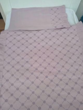 Funda nordica malva bordada Zara Home