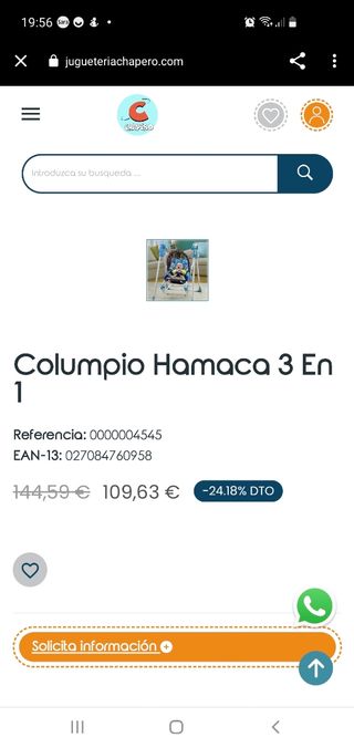 Columpio- hamaca fisher price
