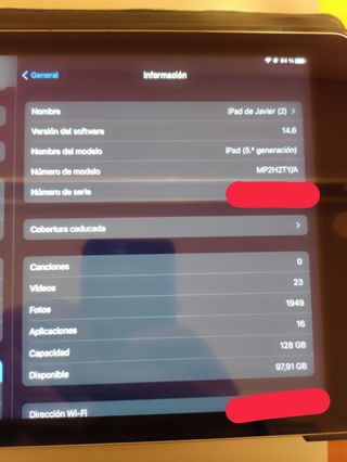 IPAD 5 Generacion 128GB WIFI