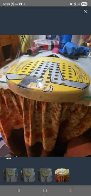 2 Palas de padel usadas