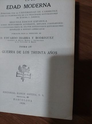historia de la edad moderna