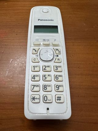 Teléfono inalámbrico Panasonic Blanco-Lila