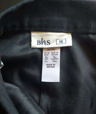 Talla 44 (XXL) mujer. Falda negra marca Bhs