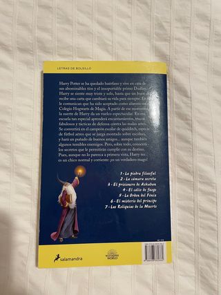 libro Harry Potter y la piedra filosofal
