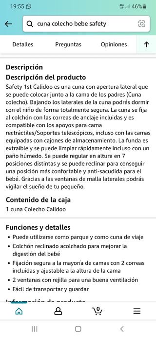 Cuna colecho en perfecto estado, se regala colchón