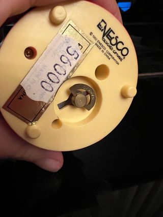 carillon Enesco anni 90 teddy on drum with train