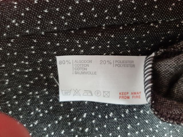 Vestido estampado por delante