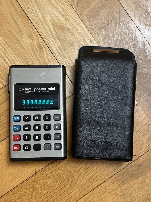 ANTIGUA CALCULADORA CASIO POCKET MINI P-810