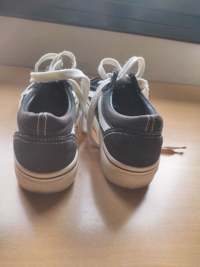 Zapatillas de lona color negro 37