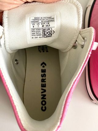 Zapatillas Converse All star high top rosas EU40