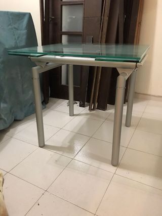 mesa de cristal