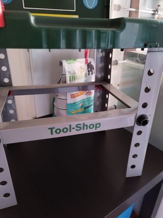 Maletín herramientas niños + banco de trabajo