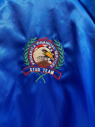Chaqueta vintage azul Auburn Sportswear.