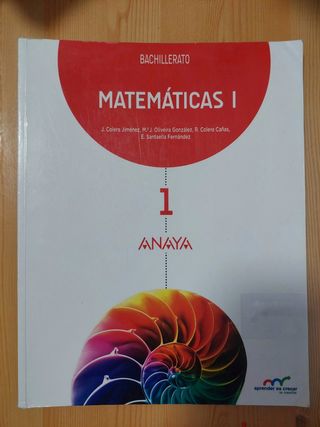 Libro de Matemáticas de Bachillerato