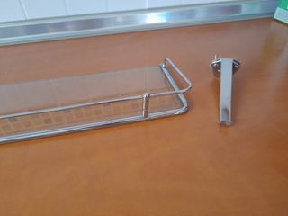 Estante baño cristal ,aluminio