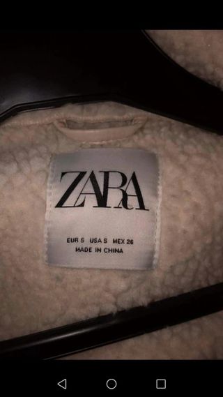 Cazadora biker doble faz Zara