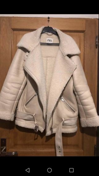 Cazadora biker doble faz Zara