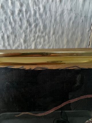 PAÑUELO ENMARCADO ESCENA DIOSES HINDUS