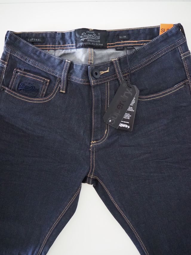 Superdry. Pantalón vaquero slim. W32 L34