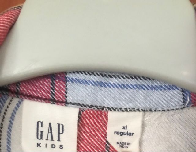 vestido camisero niña con cinturón, marca GAP Kids