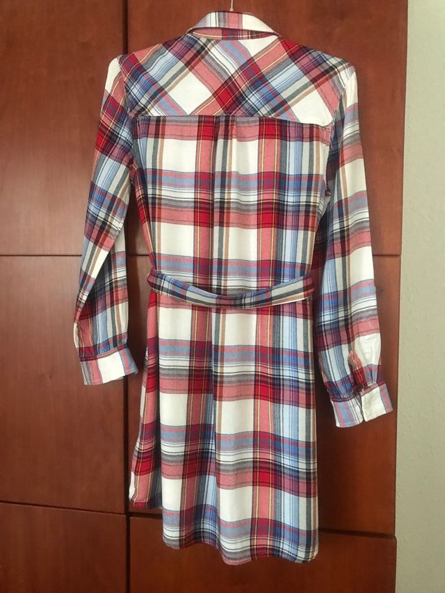 vestido camisero niña con cinturón, marca GAP Kids
