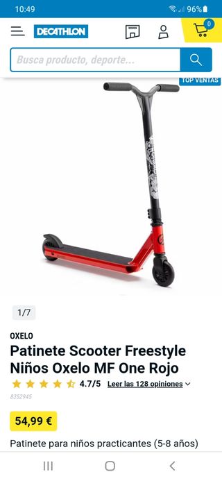 Patinete niñ@s Oxelo.