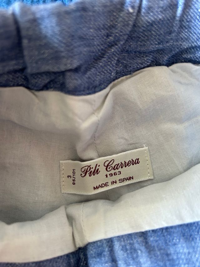 Pantalones corto lino Pili Carrera Hermanos