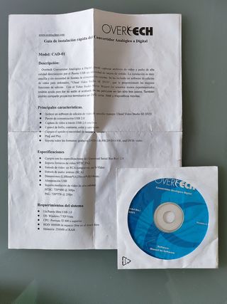 Captura video convertidor vhs a dvd