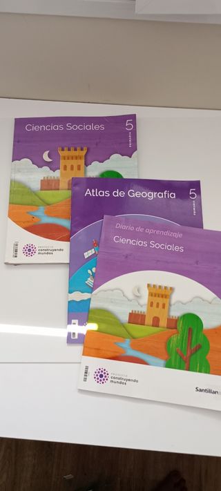 Libros quinto primaria Santillana LOMLOE