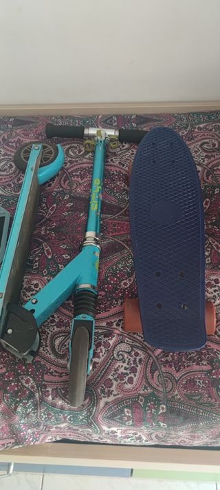 Monopatín y patinete
